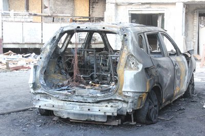 Вибило вікна, горіли будинки й автівки: фото наслідків нічної атаки на Одесу Вибило вікна, горіли будинки й автівки: фото наслідків нічної атаки на Одесу