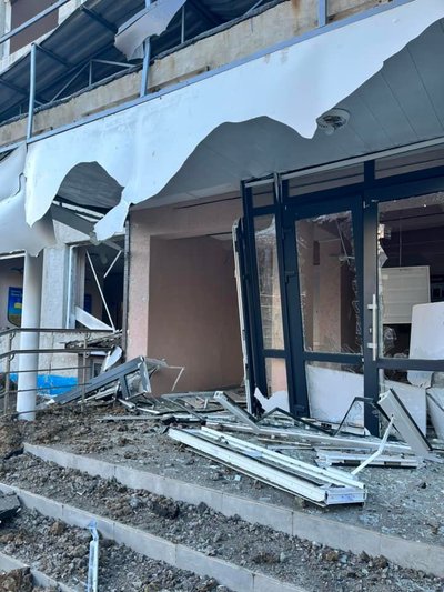 Наслідки обстрілів Краматорська вночі 7 січня. Фото: Facebook / Олександр Гончаренко Наслідки обстрілів Краматорська вночі 7 січня. Фото: Facebook / Олександр Гончаренко