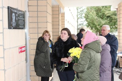 У Тальному відкрили меморіальну дошку загиблому захиснику Олексію Накоп’юку