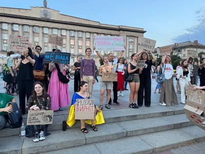 Мітинг проти звільнення Федорова у Черкасах 7 серпня Мітинг проти звільнення Федорова у Черкасах 7 серпня