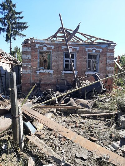 Козача Лопань на Харківщині була під обстрілом РФ 20 липня, наслідки Козача Лопань на Харківщині була під обстрілом РФ 20 липня, наслідки