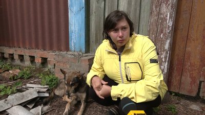 Вивезли 12 тварин з Грем`яча на Чернігівщині: родина врятувала котів та собак Вивезли 12 тварин з Грем`яча на Чернігівщині: родина врятувала котів та собак