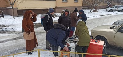 У Бучі модульні будинки отримали генератори У Бучі модульні будинки отримали генератори