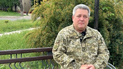 Заступник командира батальйону 100 ОМБр Микола "Директор" Донецька область Заступник командира батальйону 100 ОМБр Микола "Директор" Донецька область
