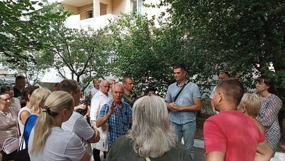 Протести на бульварі Боровиковського, 5, у Полтаві