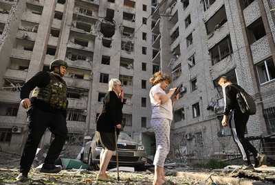 наслідки російського удару по Краматорську 25 вересня 2024 року