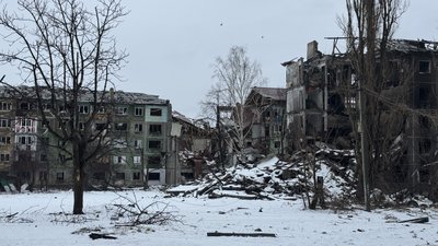 Зруйновані обстрілами будинки Добропілля Донецька область 3 січня 2026 рік Зруйновані обстрілами будинки Добропілля Донецька область 3 січня 2026 рік