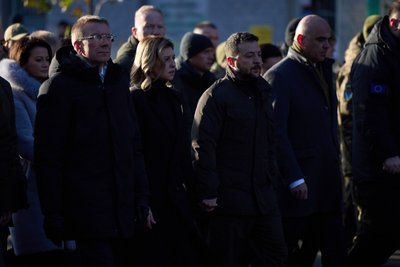 Вшанування пам'яті жертв Голодоморів у Києві 25 листопада 2023 року Вшанування пам'яті жертв Голодоморів у Києві 25 листопада 2023 року