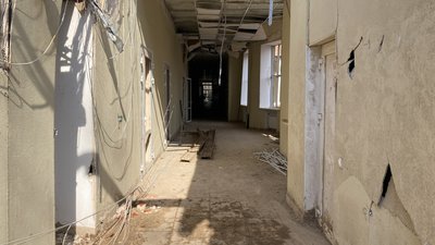 Інститут профзахворювань у Харкові був пошкоджений "Шахедом", березень 2025 року Інститут профзахворювань у Харкові був пошкоджений "Шахедом", березень 2025 року