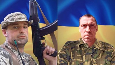 Військовослужбовці Микола Косар та Євген Пастух Військовослужбовці Микола Косар та Євген Пастух