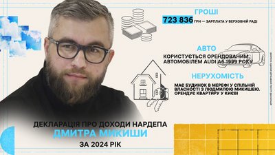 Декларація за 2024 рік Дмитра Микиши Декларація за 2024 рік Дмитра Микиши