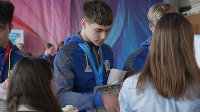 Нагородження призерів Чемпіонату Європи зі спортивної акробатики Нагородження призерів Чемпіонату Європи зі спортивної акробатики