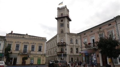 Коломия, центр, ратуша Коломия, центр, ратуша