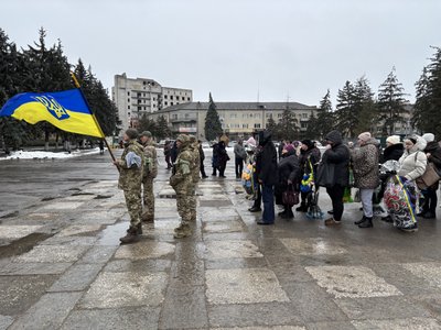 На Первомайщині попрощались із солдатом Ігорем Журавльовим На Первомайщині попрощались із солдатом Ігорем Журавльовим