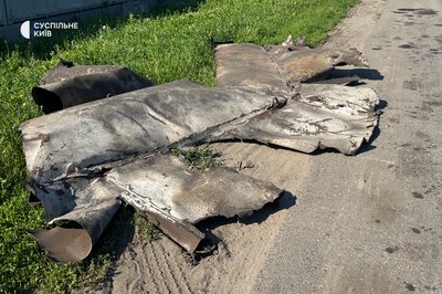 На Київщині внаслідок атаки РФ горів об'єкт інфраструктури