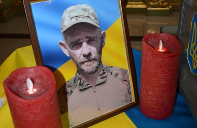 Сергій Хоміцький, прощання із бійцем Сергій Хоміцький, прощання із бійцем