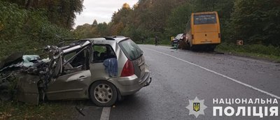 ДТП біля села Відники Львівського району. ДТП біля села Відники Львівського району.