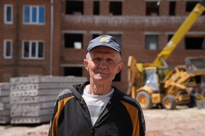 Василь Макаренко, житель будинку на вулиці Ахієзерів у Харкові
