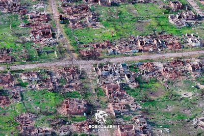 Такий вигляд Вовчанськ мав у квітні 2025 року Такий вигляд Вовчанськ мав у квітні 2025 року
