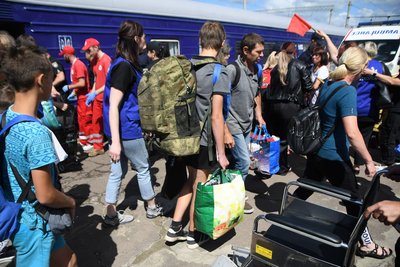 На Рівненщину з Донеччини прибув восьмий евакуаційний потяг На Рівненщину з Донеччини прибув восьмий евакуаційний потяг