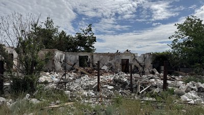 Руйнування після обстрілів Райгородок Донецька область 2 липня 2025 рік Руйнування після обстрілів Райгородок Донецька область 2 липня 2025 рік