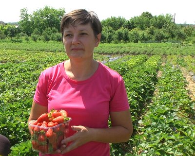 Коли чоловік долучився до лав ЗСУ, Оксана Соловей з Хмельниччини працює на ділянці разом з дітьми Коли чоловік долучився до лав ЗСУ, Оксана Соловей з Хмельниччини працює на ділянці разом з дітьми