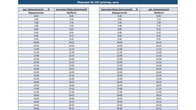 У Чернігові розпочинає роботу тимчасовий міський автобусний маршрут №29С У Чернігові розпочинає роботу тимчасовий міський автобусний маршрут №29С