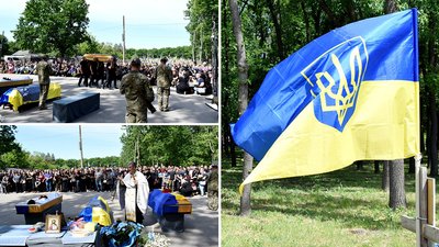 У Кропивницькому попрощалися з військовими Олександром Давіденком, Андрієм Донцовим та Владиславом Башировим У Кропивницькому попрощалися з військовими Олександром Давіденком, Андрієм Донцовим та Владиславом Башировим