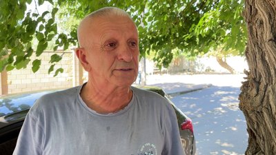 Херсон, місцеві жителі, Микола, захист від дронів Херсон, місцеві жителі, Микола, захист від дронів