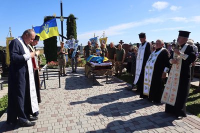 Похорон військового, попрощалися з військовим, Тернопільщина, лютий 2025