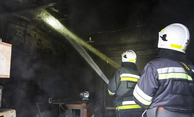 Пожежа на виробництві, Тернопільщини, січень 2025 Пожежа на виробництві, Тернопільщини, січень 2025