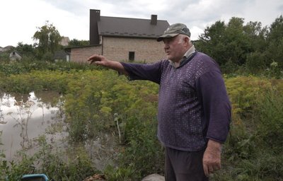 людей затопило через зливу, вишнівець людей затопило через зливу, вишнівець