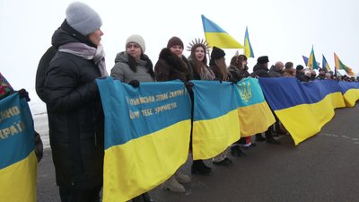 ланцюг єдності Корець Звягель