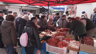 Ціни на продукти до великоднього кошика, тернопільський ринок, 7 квітня 2026 року