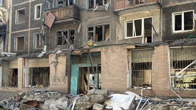Пошкоджений будинок Білозерське Донецька область 28 серпня 2025 рік Пошкоджений будинок Білозерське Донецька область 28 серпня 2025 рік