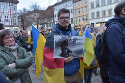 Нільс Казульке, мітинг в Німеччині