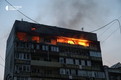 "Звук, ніби летить у мене". Жителі Шевченківського району про нічну атаку на Київ "Звук, ніби летить у мене". Жителі Шевченківського району про нічну атаку на Київ