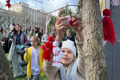 Одеські болгари прикрасили дерева та попрощались з березнем Одеські болгари прикрасили дерева та попрощались з березнем