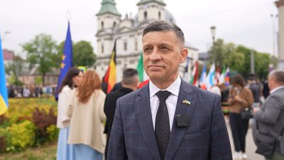 Ярослав Візняк, почесний консул Литви в Тернополі, День Європи, 9 травня 2026 року
