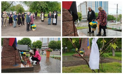 У Кропивницькому вшанували пам'ять жертв політичних репресій У Кропивницькому вшанували пам'ять жертв політичних репресій
