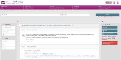 Russian propaganda, Ukrainian ISSN: how scientific journals from the occupied territories get into foreign libraries Russian propaganda, Ukrainian ISSN: how scientific journals from the occupied territories get into foreign libraries