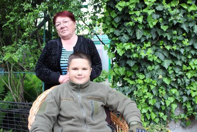 Мати Тетяни, Любов Станіславівна, зі внуком Васильком Мати Тетяни, Любов Станіславівна, зі внуком Васильком