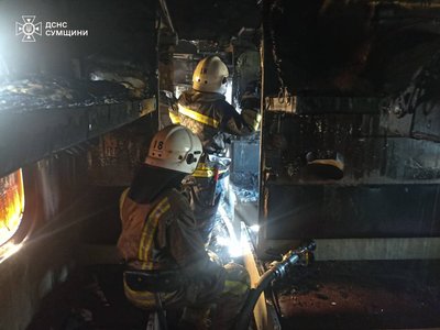 На Сумщині через пожежу у потязі загинув залізничник На Сумщині через пожежу у потязі загинув залізничник