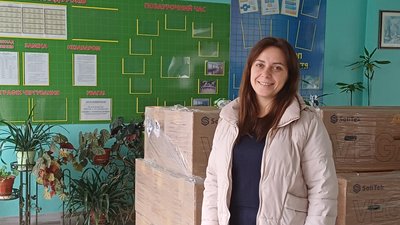 У Малинському ліцеї на Житомирщині за фінансової та технічної підтримки Литви встановлюють сонячні панелі У Малинському ліцеї на Житомирщині за фінансової та технічної підтримки Литви встановлюють сонячні панелі