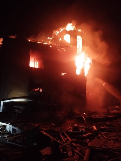 Старий Салтів на Харківщині вночі атакували дрони Росії Старий Салтів на Харківщині вночі атакували дрони Росії