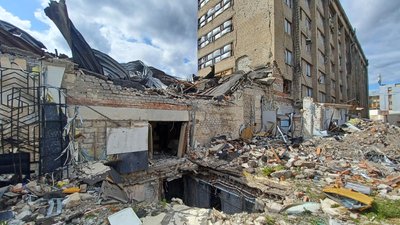 Піцерія RІА місце ракетного удару через два роки Краматорськ червень 2025 рік Піцерія RІА місце ракетного удару через два роки Краматорськ червень 2025 рік