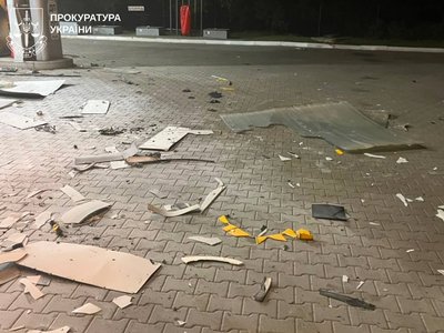 У Харкові вночі дрон «Молнія» атакував автозаправну станцію, 18 серпня 2026 року У Харкові вночі дрон «Молнія» атакував автозаправну станцію, 18 серпня 2026 року