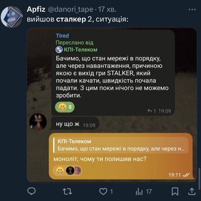 як жартують про сталкер