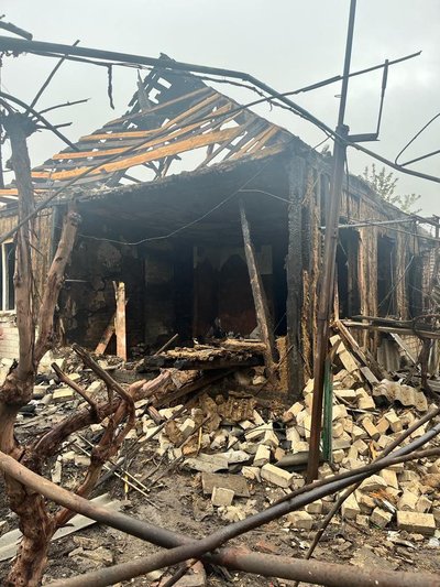 Наслідки обстрілів Донеччини 29 квітня. Фото: Telegram/Павло Кириленко Наслідки обстрілів Донеччини 29 квітня. Фото: Telegram/Павло Кириленко