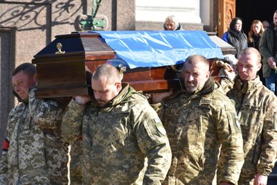 Прощання з Дмитром Бондаренком у Луцьку